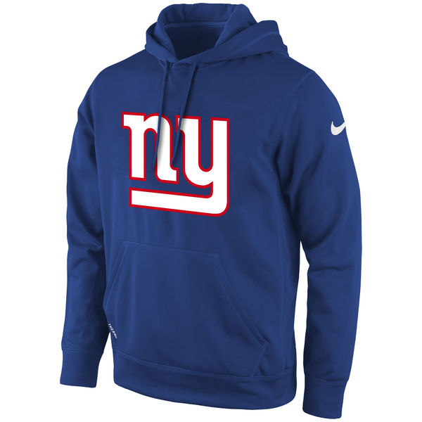 Men New York Giants Nike KO Logo Essential Hoodie Royal